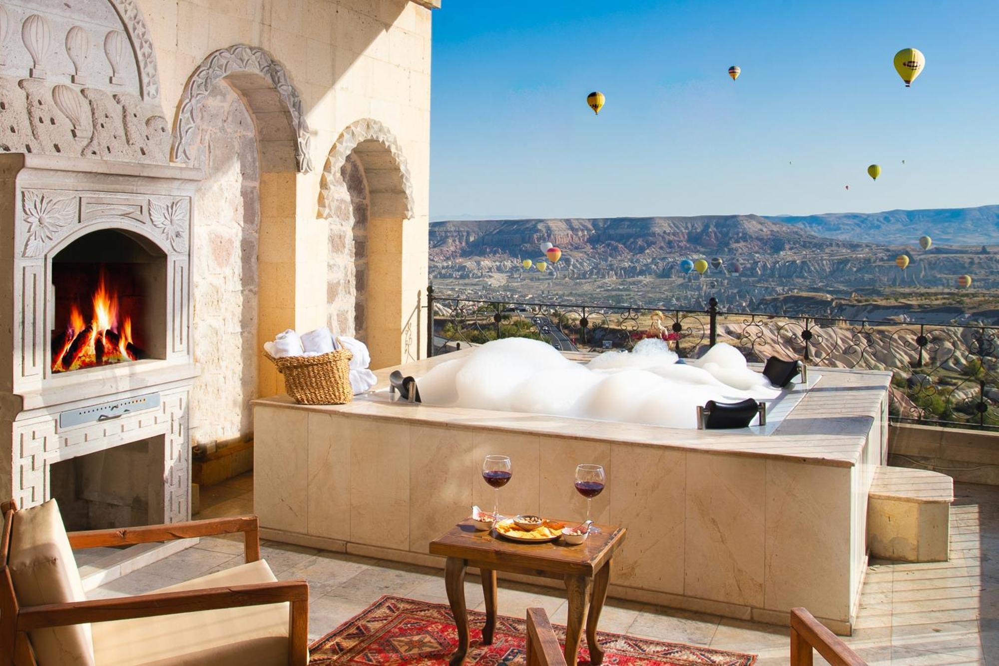 Simera In Cappadocia - Special Class - Best View Rooftop 우치사르 외부 사진