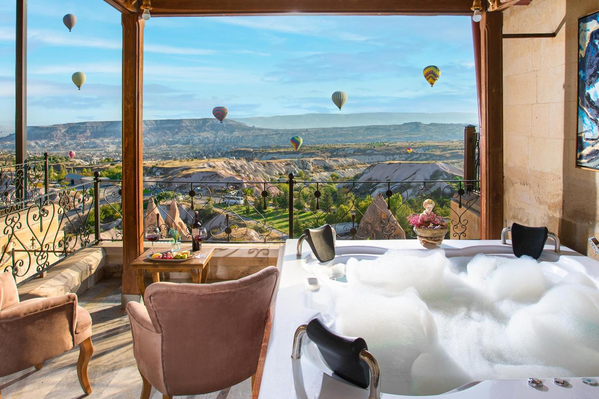 Simera In Cappadocia - Special Class - Best View Rooftop 우치사르 외부 사진