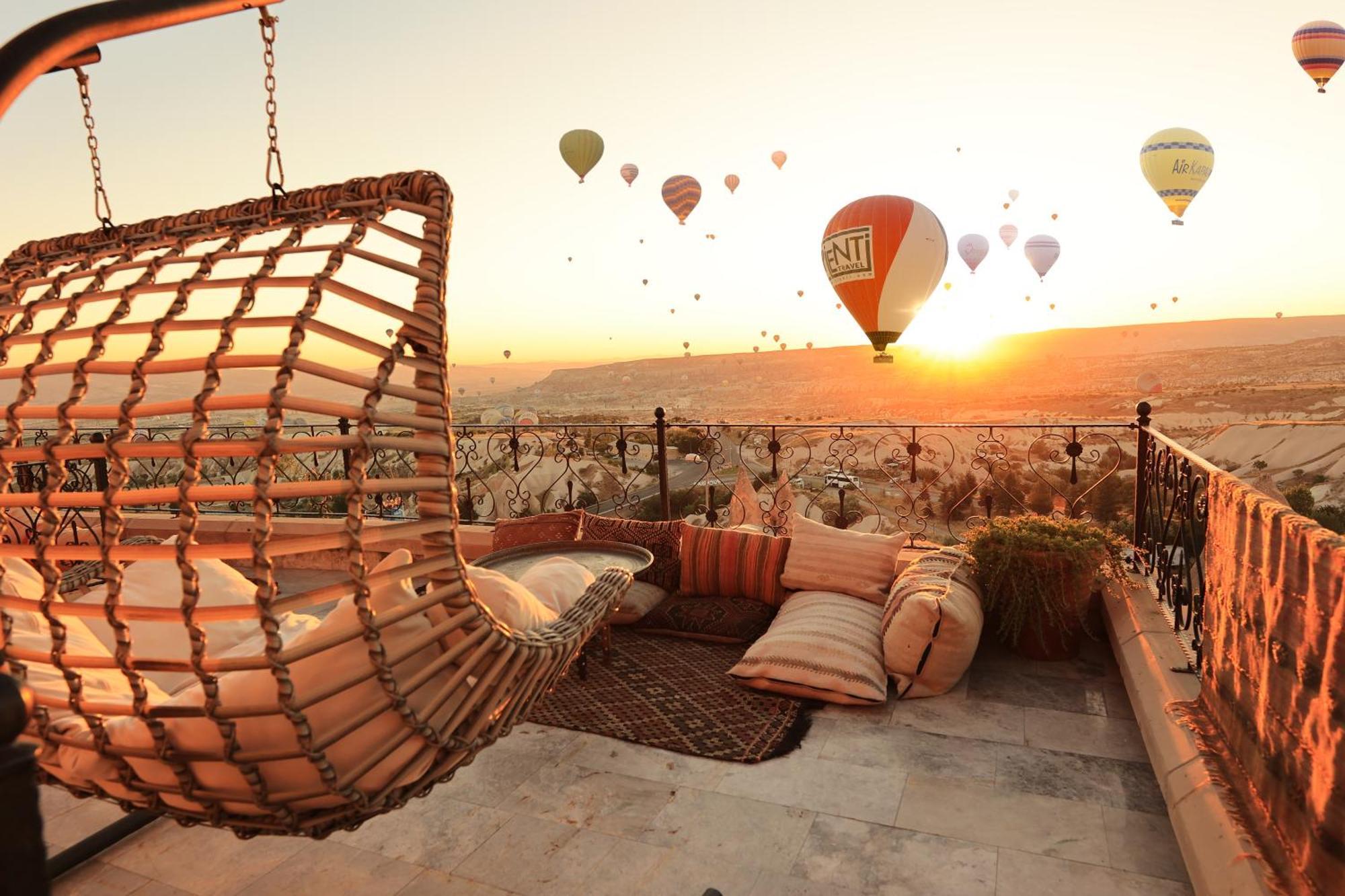 Simera In Cappadocia - Special Class - Best View Rooftop 우치사르 외부 사진